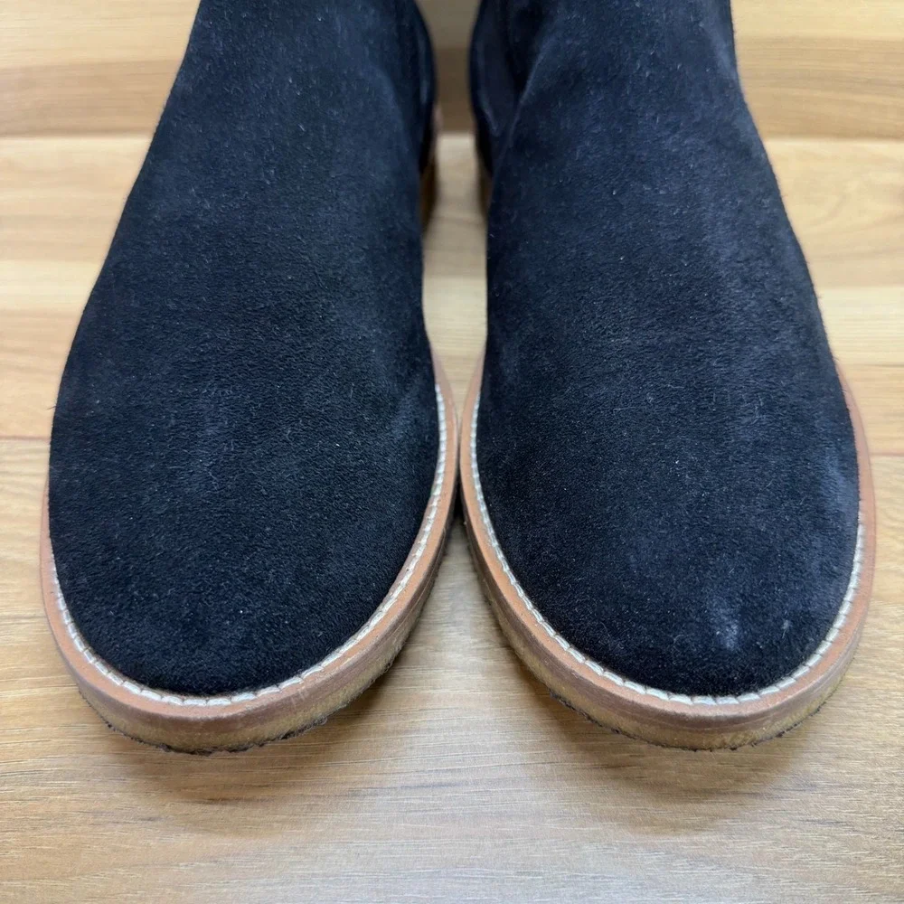 Reserved Footwear Chelsea Boots Mens 11 Black Suede Desert Crepe Gum Sole Modern